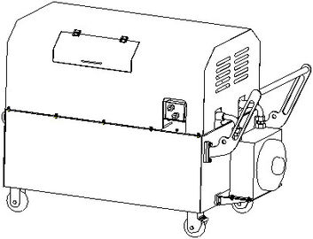 Motopropulsor hidráulico conduzido elétrico, motopropulsor hidráulico de alta pressão de 315 barras