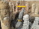 Disjuntor hidráulico concreto redondo da pilha da cabeça de pilha do esmagamento para a máquina escavadora, diâmetro 300~1050mm TYSIM KP315A da pilha