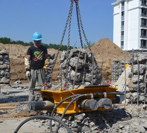 Disjuntor hidráulico concreto da pilha para a pressão redonda do equipamento 280KN Rod da fundação de pilha