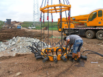 Equipamento concreto da fundação de pilha, máquina de corte concreta hidráulica da pressão de 600kn Rod