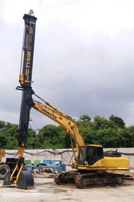 Capacidade TYSIM KM150 da peça do equipamento de Telescopic Arm Construction da máquina escavadora grande