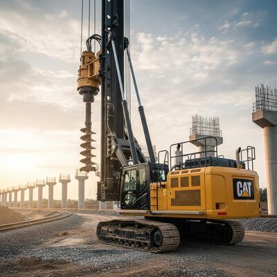 Instalação rotativa de empilhamento pesado KR300C com 54m Profundidade máxima de perfuração 320kN.m Torque e diâmetro de perfuração de 2500mm