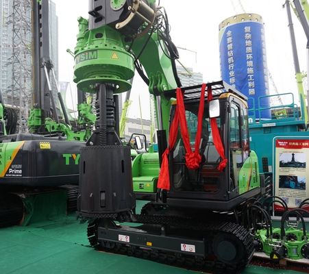 Qualidade  CE Small Rotary Piling Rig For 10m Depth 1000mm Diameter Drilling TYSIM KR40A fábrica
