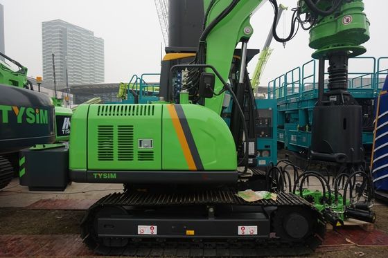 Qualidade  Piling Rig Hire 7 - 40 Rpm Borehole Drilling Machine 30 M / Min Main Winch Line Speed KR50A Rotary Piling Rig fábrica