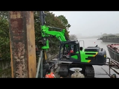 Perfuração giratória pequena Rig Portable Water Well Machine Tysim Kr50 com 7 - máquina escavadora 20t