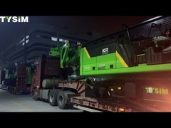 Profundidade de empilhamento giratória hidráulica do diâmetro 52m da perfuração 1500mm do equipamento de Cummins KR150
