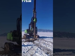 Excavadora hidráulica de empilhamento 220 KN.m Torque 64/51m Profundidade de perfuração