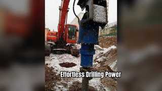 Perfuração hidráulica do xisto da argila do eixo helicoidal 500mm de Tysim