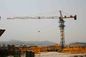 O canteiro do terreno de construção/obras Cranes com capacidade de levantamento do guindaste de torre 6ton de 140m 32,8 quilowatts do poder do total