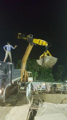 24.8 m Braço telescópico da escavadeira