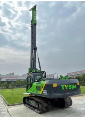 CAT Chassis Rig de perfuração rotativa hidráulica KR150C com 7-26 Rpm Velocidade de rotação