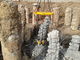 Motorista de pilha hidráulico do equipamento profissional do corte da pilha para a pilha do concreto da construção