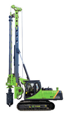 Sonda Rotativa Elétrica com Torque de 90 kN.m e Profundidade de 45 m, Zero Emissão para Construção de Fundações Urbanas