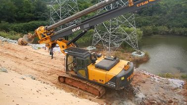 Máquina de empilhadeira com pressão piloto de 3,9 MPa Capacidade 94,3 toneladas e torque máximo de 150 KN.m para fundação de perfuração