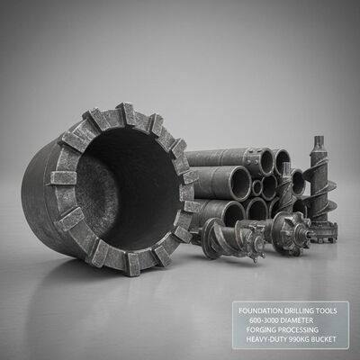 Ferramentas de Perfuração de Fundações com Diâmetro de 600-3000 e Processamento de Forjamento para Peso de Balde Pesado de 990kg