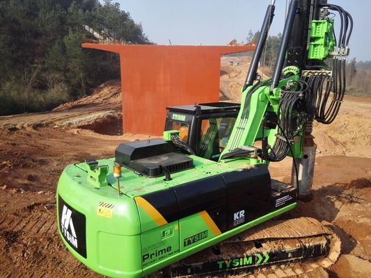 Instalação hidráulica de empilhadeira com 1200 mm de diâmetro máximo de perfuração e controle de joystick hidráulico para equipamentos de construção eficientes